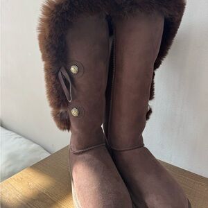 Australia Luxe Collective Chocolate Fur Boots
